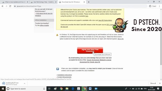 How to download And install Java new Update 2020 || Vikash Tech Times || смотреть онлайн