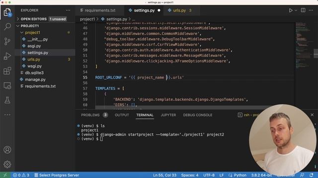 Django - Using Startproject and Startapp Templates смотреть онлайн