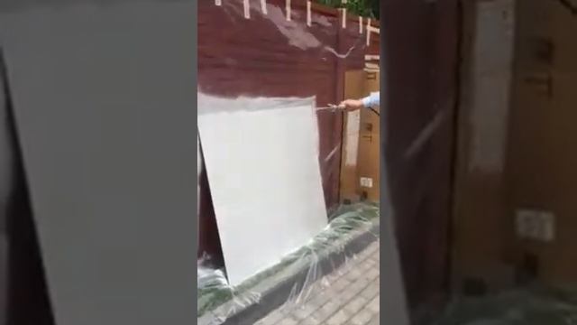 Нанесение шпатлевки соплом XHD от Гедрюса Ялинскас