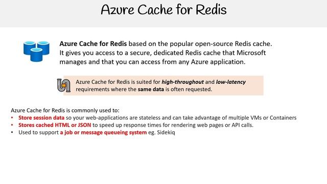 Microsoft Azure Cache for Redis - AZ 204 смотреть онлайн