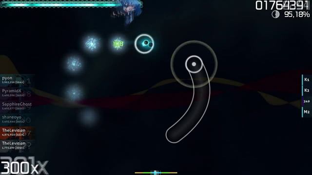 Nickelback - Animals . OSU! mouse only gameplay [HARD] + HR смотреть онлайн