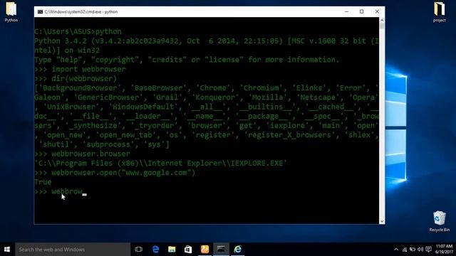 Part 20-Webbrowser module in Python(Hindi) смотреть онлайн