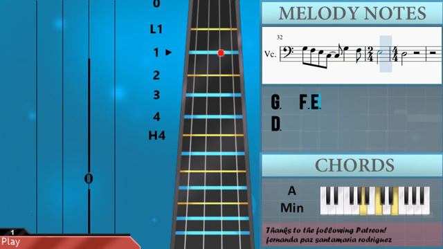 How to play New Slang by The Shins on Cello (Tutorial) смотреть онлайн