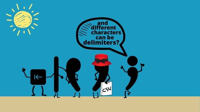 What are different delimiters (separators) in a CSV file? смотреть онлайн