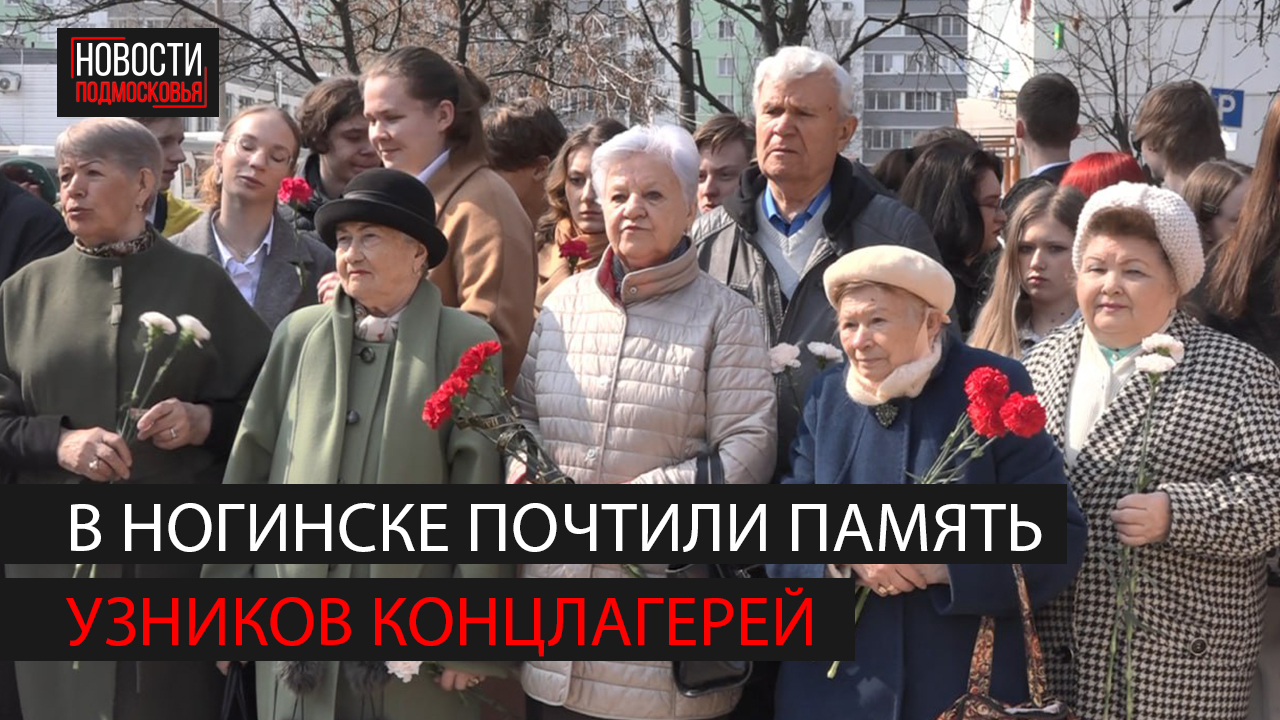 Память узников концлагерей почтили в сквере Карла Маркса в Ногинске смотреть онлайн