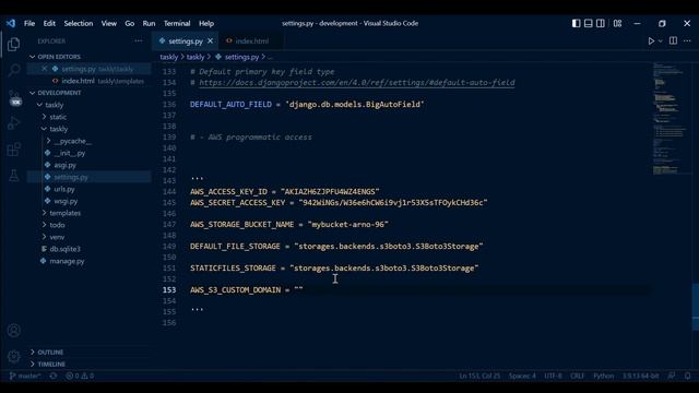 Configure AWS S3 for static files | Django 4.0 | Django fundamentals - Part 29 смотреть онлайн