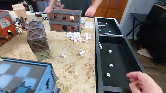 Deathwatch v Salamanders (Space Marines) - 2000 pts Warhammer 40k Tempest of War Battle Report смотреть онлайн