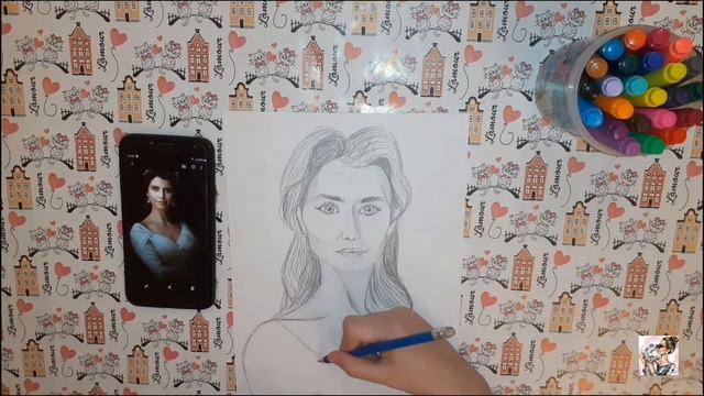 Рисуем Кёсем Султан (Берен Саат). смотреть онлайн
