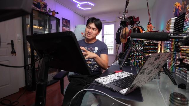 Je dessine Luffy Gear 5 sur la tablette graphique XP-PEN Artist 22 plus смотреть онлайн