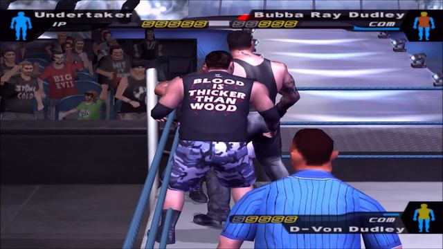 Undertaker VS The Dudley Boyz | 2 on 1 Handicap Match | Smackdown! Difficulty | WWE Smackdown! HCTP смотреть онлайн