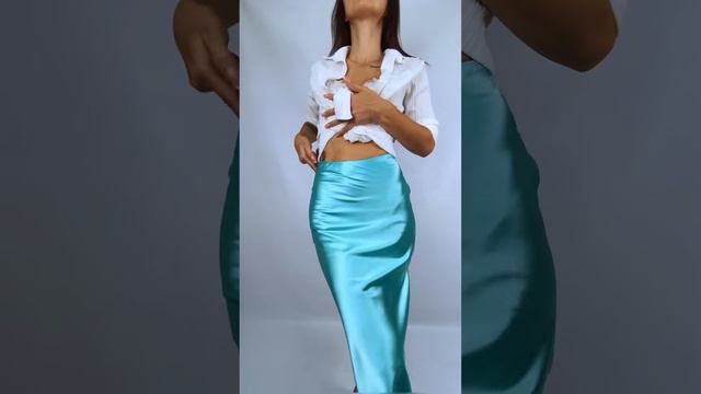 Атласная юбка