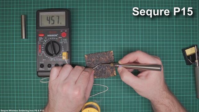 Sequre Wireless Soldering Iron P8 & P15. Беспроводные паяльники на 8 и 15Вт смотреть онлайн