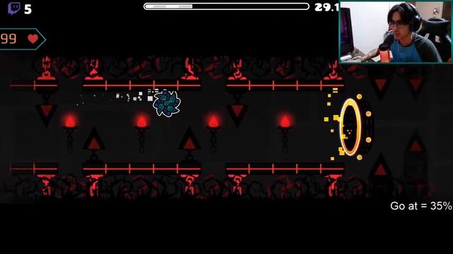 Geometry Dash - Bloodbath 57% [Progress] смотреть онлайн