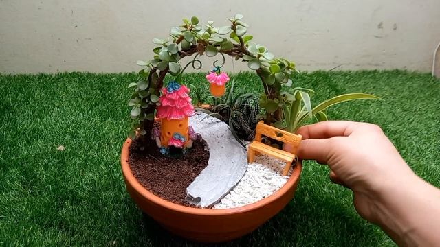 Miniature garden ideas / my fairy garden ideas смотреть онлайн