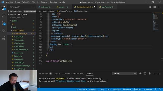 Curso React: 48. Validación Formularios: Envío de datos AJAX y API FormSubmit ( 4 / 4 ) - jonmircha смотреть онлайн