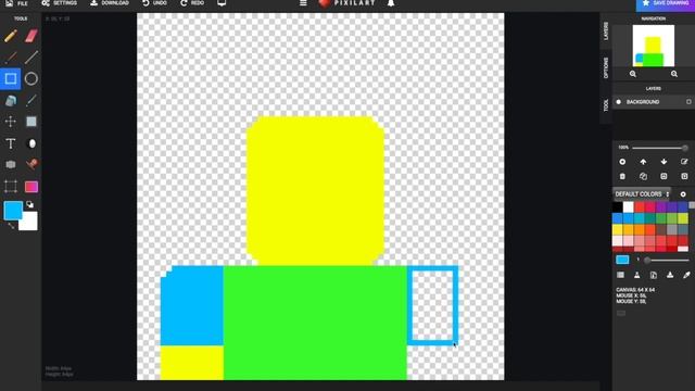 Drawing a Pixel Roblox Noob! смотреть онлайн