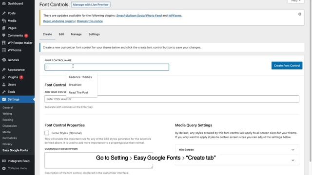 WordPress Tutorial - How to edit font with Easy Google Font смотреть онлайн