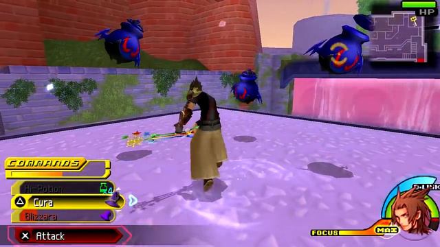 Kingdom Hearts Birth By Sleep Walkthrough Part 7 Terra Radiant Garden [1/2] (Let's Play Gameplay)