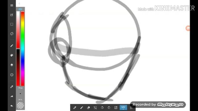 КАК ПРАВИЛЬНО РИСОВАТЬ СКЕЧ ГОЛОВЫ В MediBang (скеч) (MediBang) смотреть онлайн