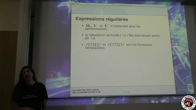 [FPW2013] Les nouveautés de Perl 5.18 смотреть онлайн