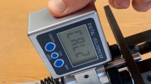 Калибровка угломера (инклинометра).