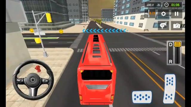 City Bus Simulator: 3D Game #1 - Bus City Driving Android iOS Gameplay смотреть онлайн
