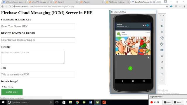 firebase push notification android смотреть онлайн