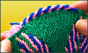 Кайма для пледа крючком. Обвязка края крючком. Вязание каймы.
