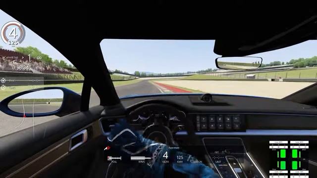 Assetto Corsa Porsche Panamera Turbo Volta Rápida Em Mugello Itália