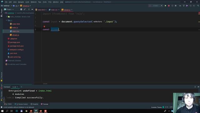 RxJs. Работа с Github API смотреть онлайн