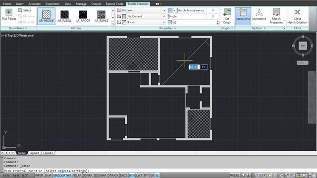 AutoCAD 2012 urdu tutorial part10 - Hatch Patterns смотреть онлайн