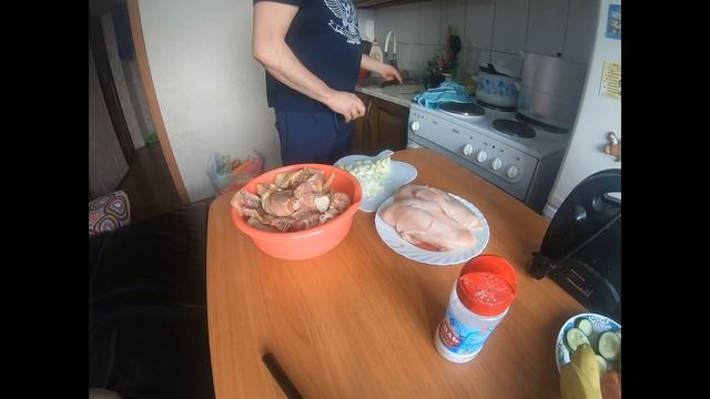 Курица жареная в духовке смотреть онлайн