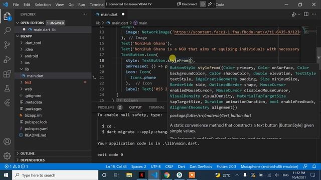 Creating a Single Screen Business App with Flutter смотреть онлайн