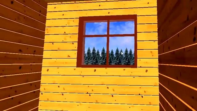 3d Проект двухэтажного дома 6 на 9 с тамбуром #Проект дома из бруса смотреть онлайн