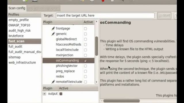 Web Application Auditing with W3AF смотреть онлайн