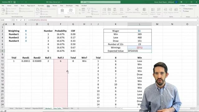 Monte Carlo Data Table смотреть онлайн