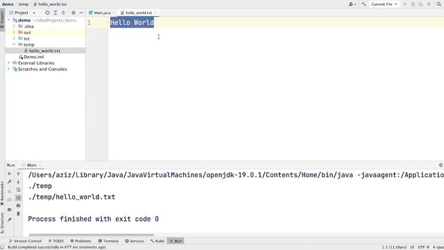 How to Read and Write File Using Files Class in Java | File Handling in Java смотреть онлайн