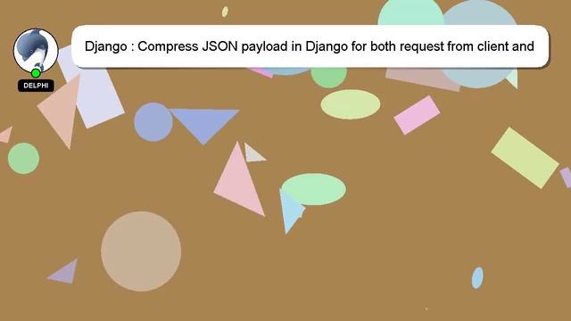 Django : Compress JSON payload in Django for both request from client and response from server (RES смотреть онлайн