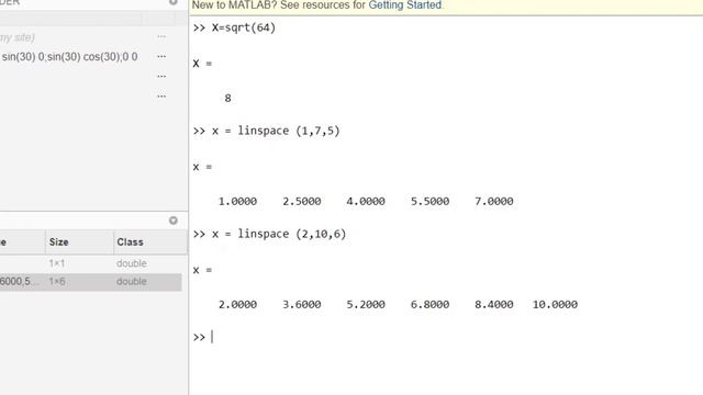 شرح ماتلاب استخدام (sqrt,linspace,:) (3) смотреть онлайн