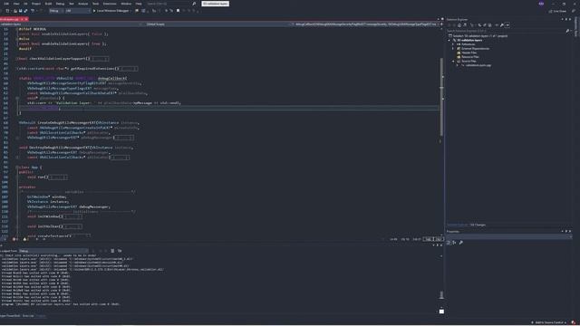 Vulkan Tutorial 03: Validation Layers (deprecated) смотреть онлайн