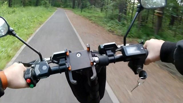 Наконец-то покатушки на Kugoo C1 Plus + тест камеры Digma 850. #10 смотреть онлайн