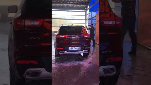 Мойка Lifan x70 на самообслуживание. смотреть онлайн