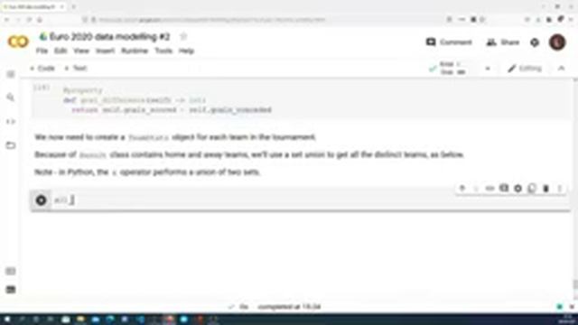 Euro 2020 Data Modelling With Python Dataclasses #2 смотреть онлайн