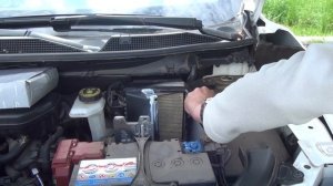 Nissan Qashqai Замена воздушного фильтра