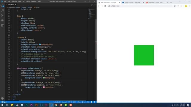 Web Animation With CSS - Keyframes смотреть онлайн