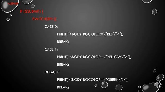 UBAH WARNA, SWICH PHP CASE IF PHP смотреть онлайн