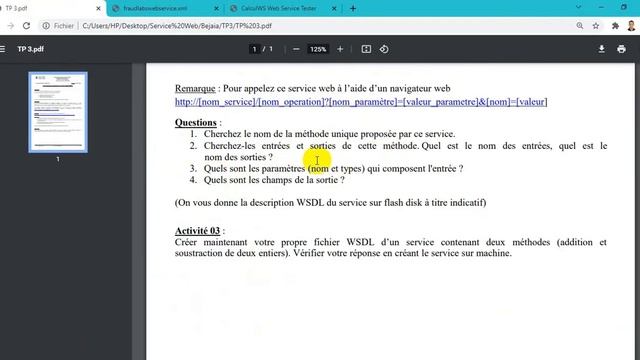 Service Web basé sur JAVA - TP 03 - Examiner Un Fichier WSDL смотреть онлайн