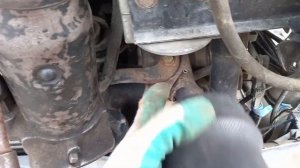 замена передней подушки кабины с левой стороны рено премиум 420DCI