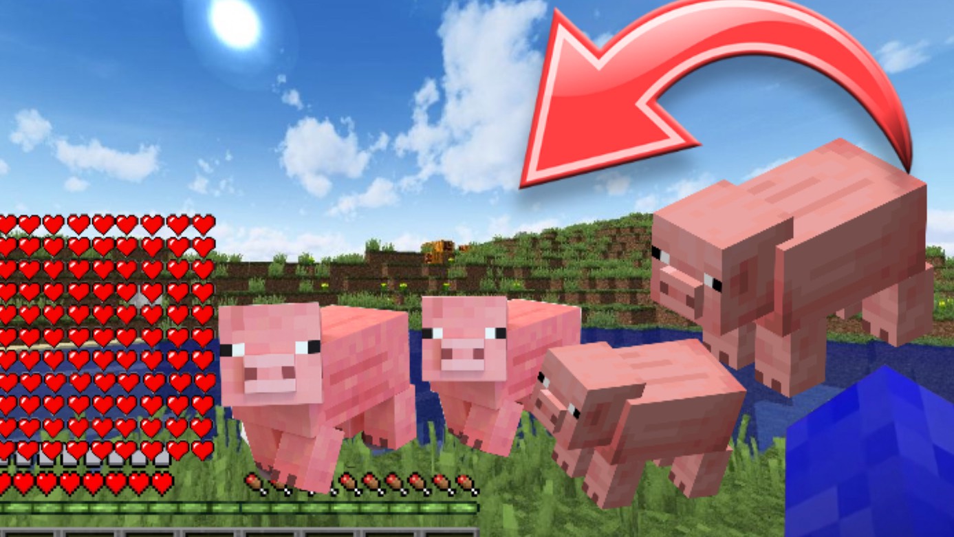 ОТКУДА У НАС В ДЕРЕВНЕ номер 76 ТАК МНОГО СВИНЕЙ В МАЙНКРАФТ|Палка продукшин смотреть онлайн