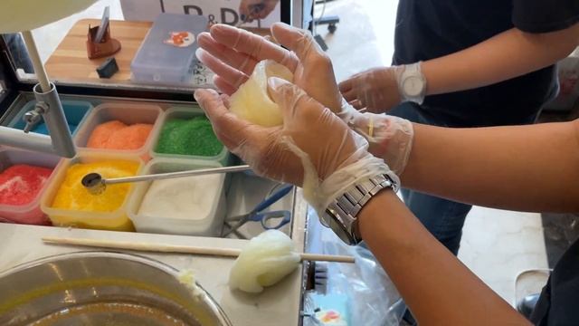 Amazing Cute Cotton Candy (Peppa Pig, Pikachu, Hello Kitty,Winnie Pooh) - Taiwan Street Food смотреть онлайн